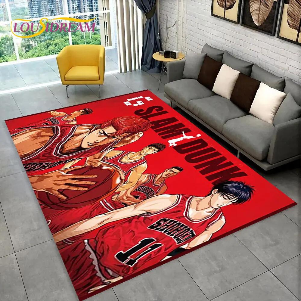 Slam Dunk Japan Anime Cartoon  Area Rug,Carpet Rug for Living Room Bedroom Sofa Doormat Decoration, Kids Play Non-slip Floor Mat