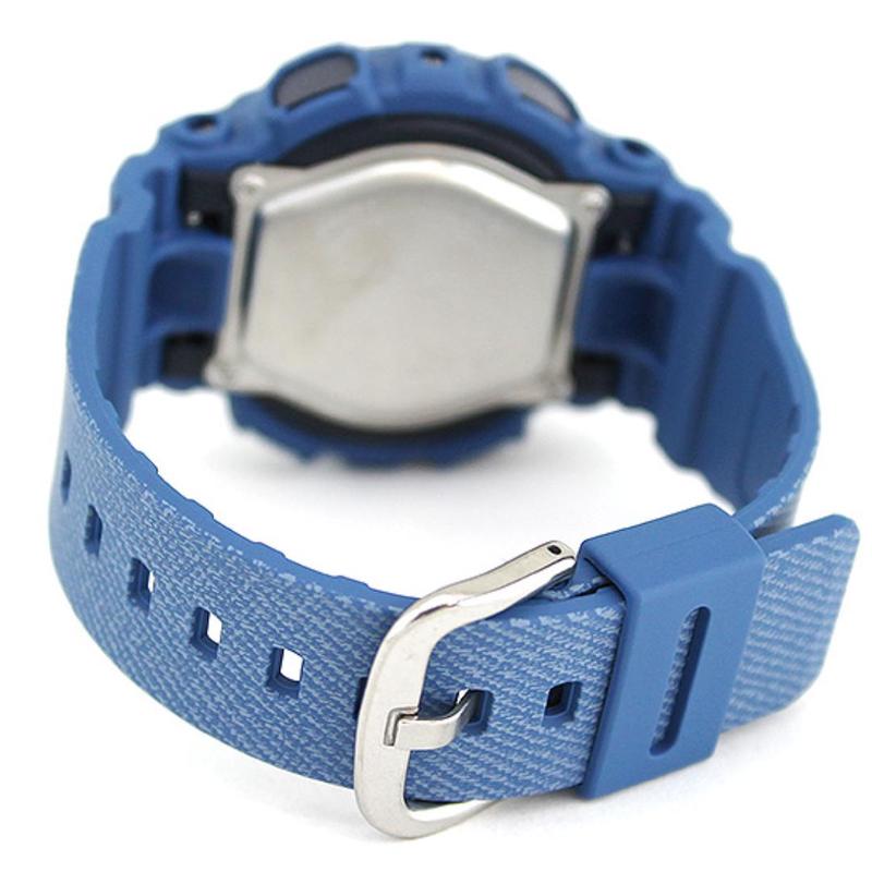 Casio BABY-G Retro Denim Waterproof Sport Quartz Resin Strap Japanese and Korean Watch Women's Watch Blue Dial BA-110DC-2A2