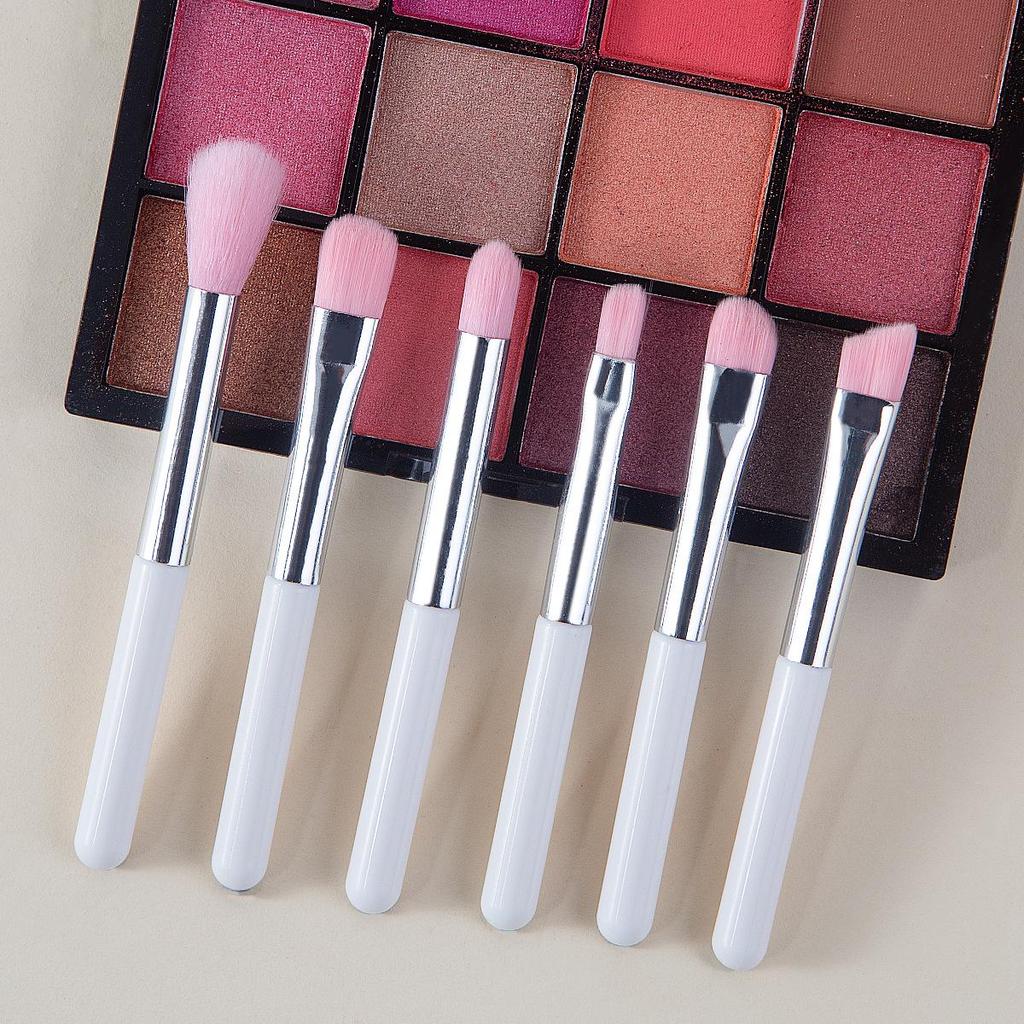 Set de 7 Mini Brochas de Maquillaje Portátiles Cangzhou para Viaje
