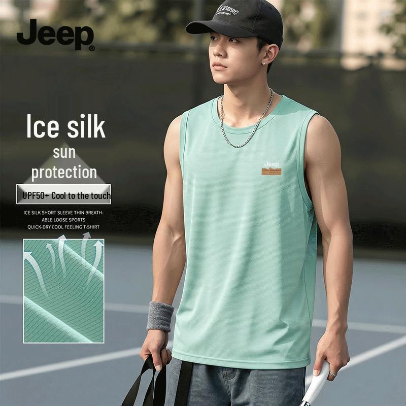 JEEP Men's Ice Silk Quick-Dry Sports Vest