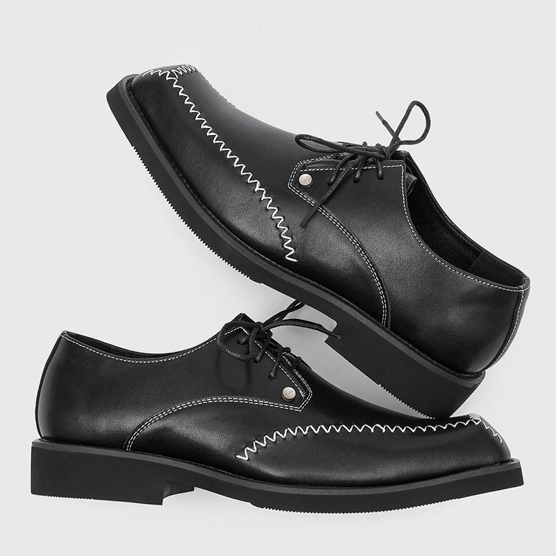 Fashion Spring Autumn Mens Oxford Shoes Fashion Casual Shoes New Designer Men Leather Business Shoes Male Formal Dress Footwear Sneakers
