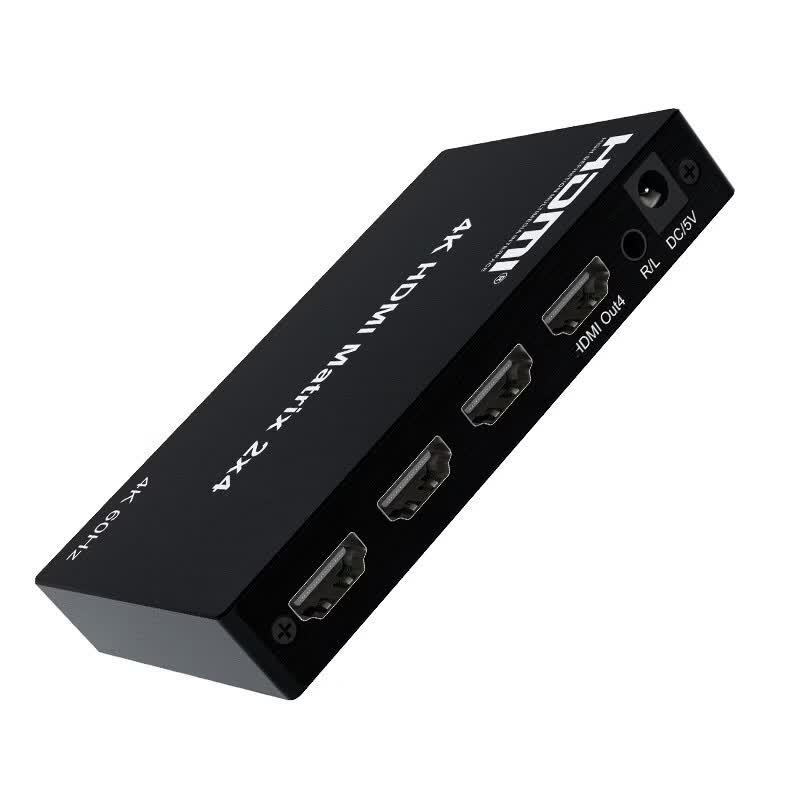

HDMI 2.0 4K@60Hz Matrix Switcher with Audio Extractor