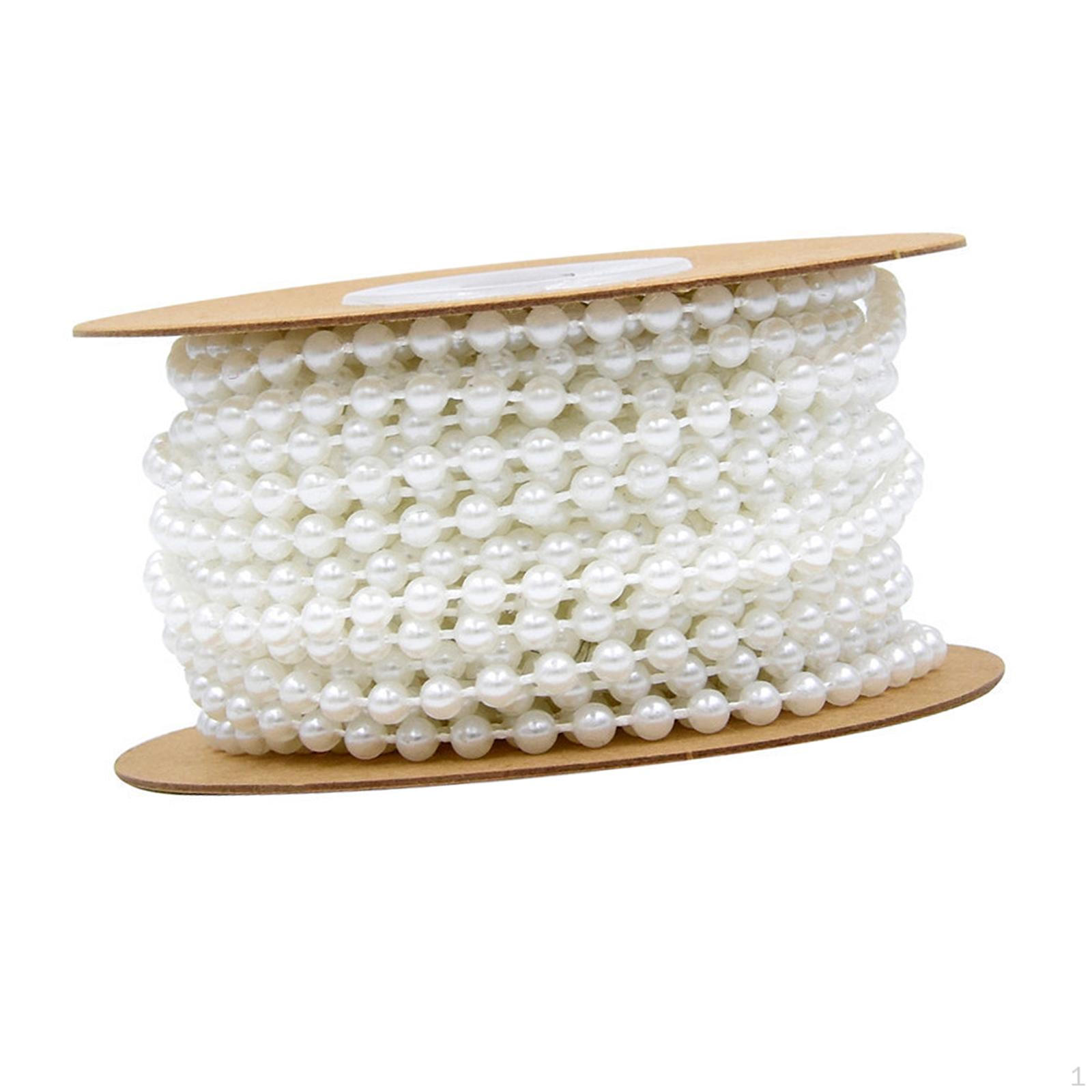 

Цепочка из бисера, ювелирные изделия, свадебные поделки, длина 10 м, фурнитура для изготовления звеньев белый