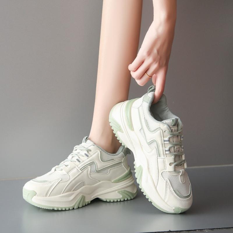Fashion Summer New Women Platform Casual Sneakers 2025 Designer Mesh Breathable Running Shoes Woman Sports Vulacnize Shoes Fashion Mujer