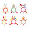 Baby Facing Mirror Cartoon Shape Adjustable Plush Car Baby Rearview Adjustable Safety Seat Mirror for Kids