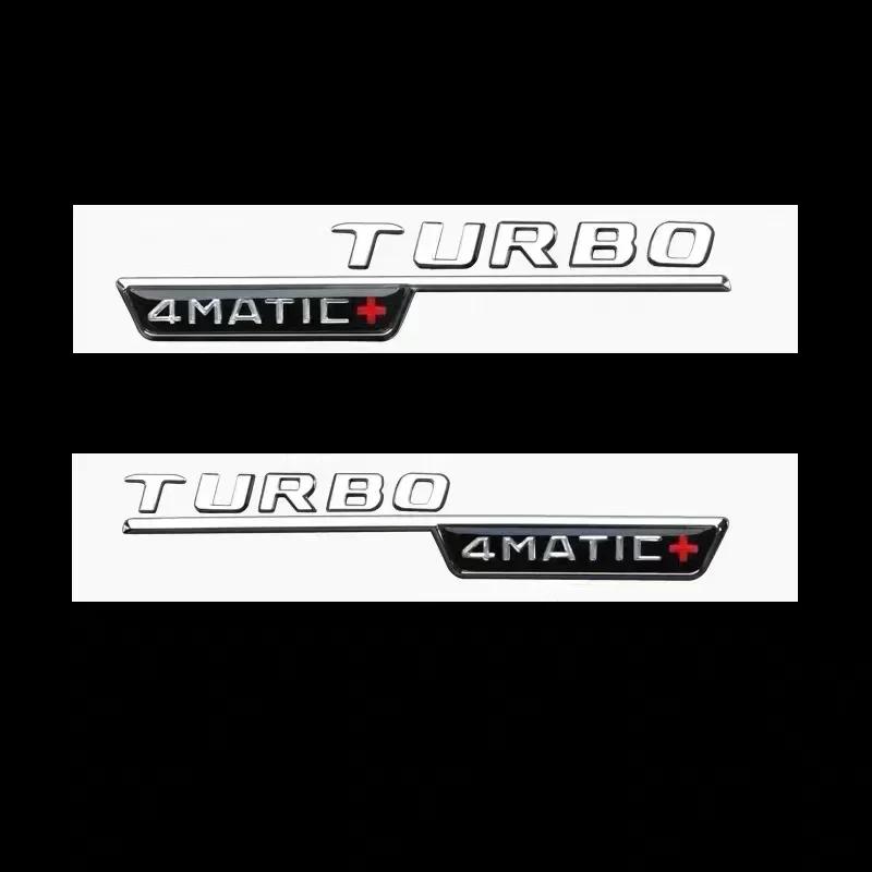 AMG W220 Pro Benz 4ks/sada 3D ABS Samolepka na auto pro Mercedes-Benz Třída CLS TURBO 4MATIC Modifikované Logo AMG CLS 53S 63S Zadní Štítek