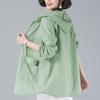 Sun Protection Clothing Women's Fat Mm Large Size Loose Summer Mid-length Sun Protection Clothing Anti-ultraviolet Jacket