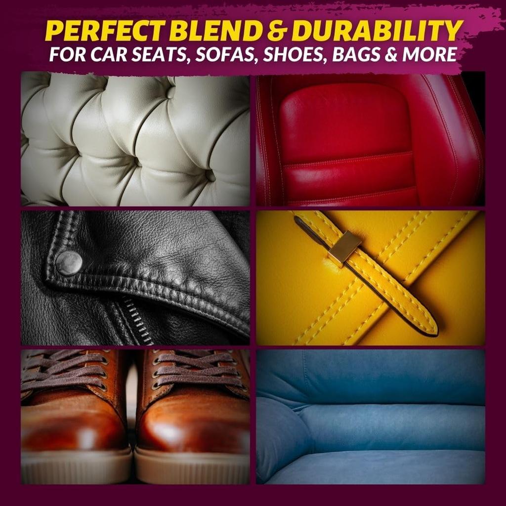 Pruun nahast vinüülist remondikomplekt – diivani turvaiste ehtne nahk itaalia naha liim Bycast nahast polüuretaan