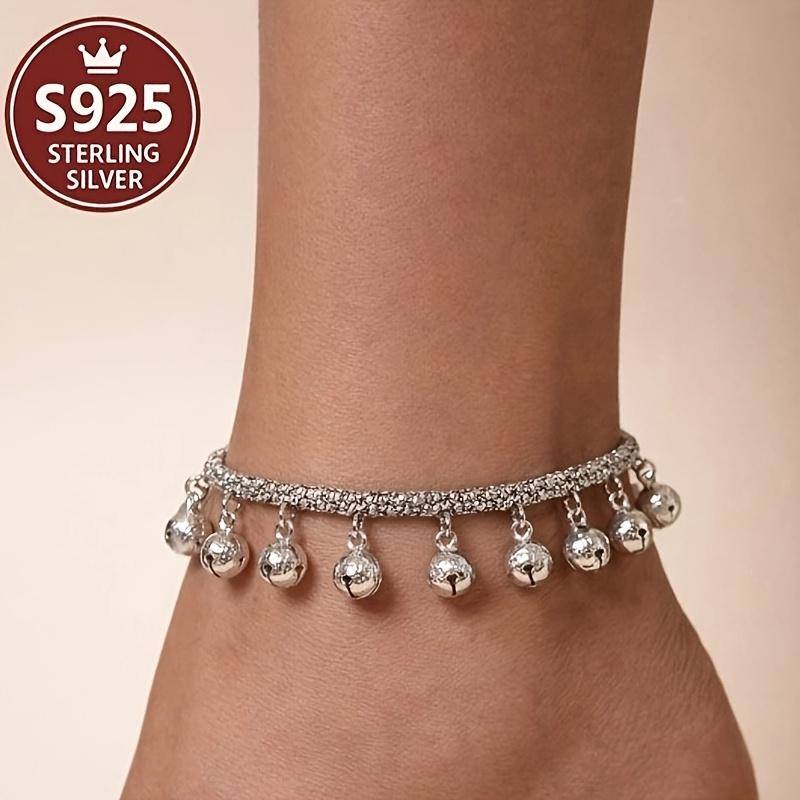 S Pure Silver Bohemian Bell Tassel