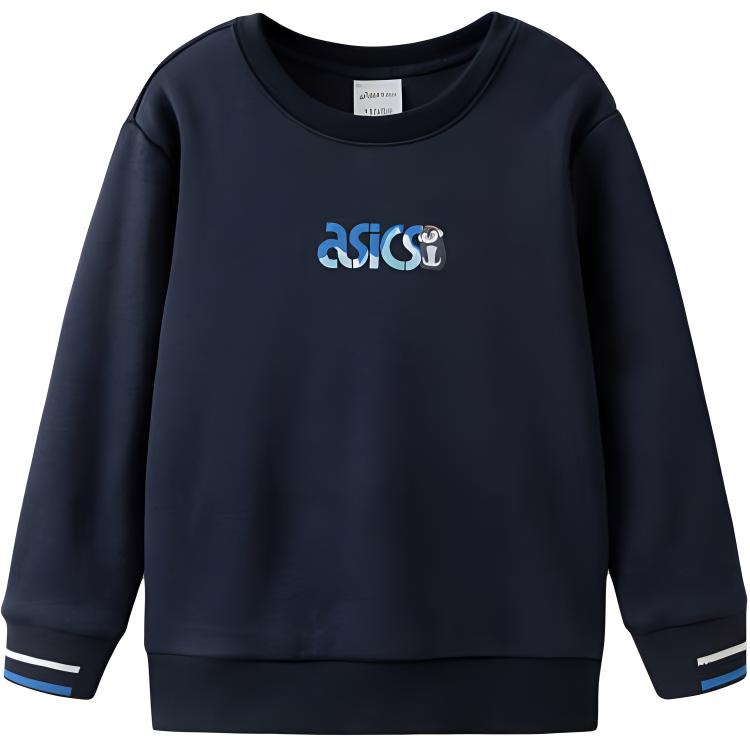 Asics Sports Performance Sweatshirt Navy Blue Children Aged 3 7 Years Old 334241213062-50 105