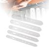 1PCS Acrylic Belt Punching Positioning Template, Acrylic Version 5 Model Vegetable Tanned Belt Fixing Plate, Positioning Plate
