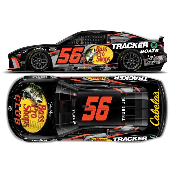Kyosho Lionel Racing Scale BASS PRO SHOPS 2025 Toyota Camry XSE Martin Tourex Finished Model LR322935 1/64 Jr. #56