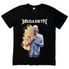 Megadeth White Album Band Logo T Shirt