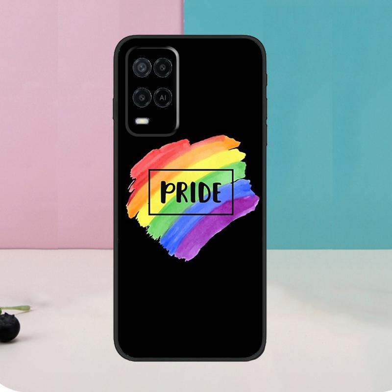 Heart Rainbow Gay Pride LGBT Case For Oppo A5 Pro A6 A15 A16 A76 A96 A17 A57 A98 A58 A78 A18 A38 A54 A74 A94 A40 A60 A80