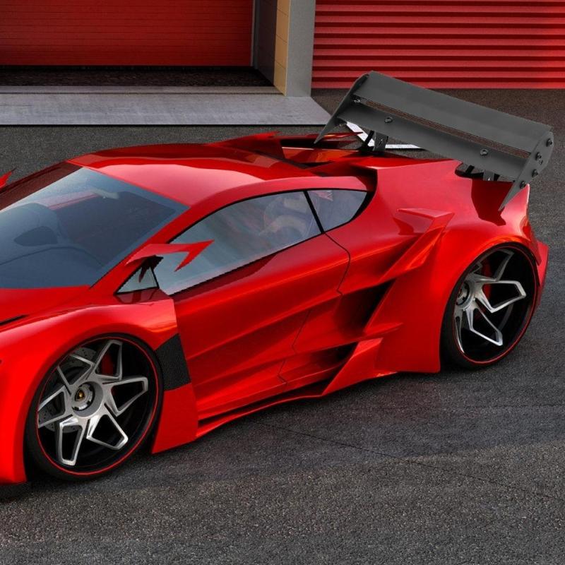 Metal Rear Wing Tool for 1/10 Remote Control Crawlers Spoiler for Crawlers Accessories Model Crawlers Car Toy