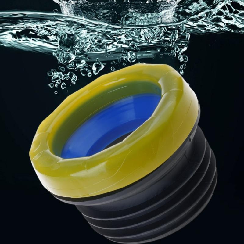 Toilet Bowl Gasket Flange Rings Toilet Spill Sealing Rings Floor Outlet Drain Pipe Flange Rings Easy Installation
