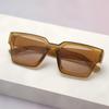 Minimalist Thick Frame Square Sunglasses With Uv400 For Fashionable Women And Men