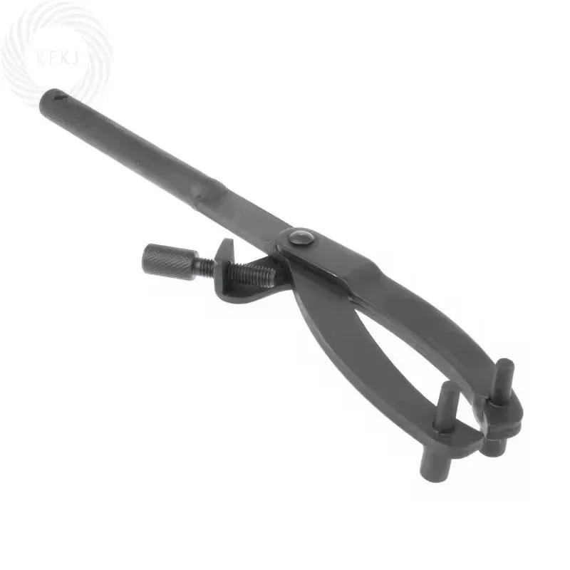 Universal Motorcycle Moped Scooter Flywheel Variator Clutch Remove Holder Repair Tool Black Metal