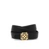Daks Women Leather Belt 4d Gold Buckle Black Dbbe6f778bk