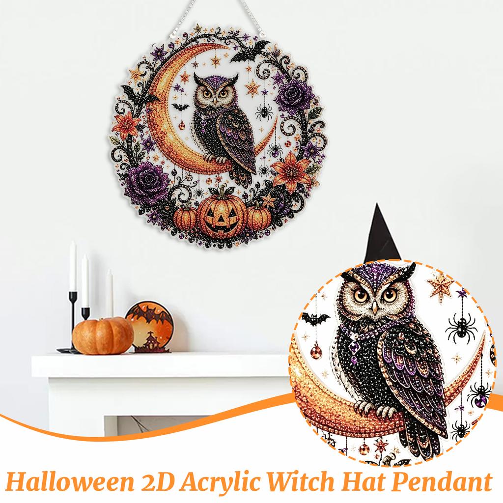 DIY Kit - 5D Full Drill Round Hanging Ornament for Home Wall Decor