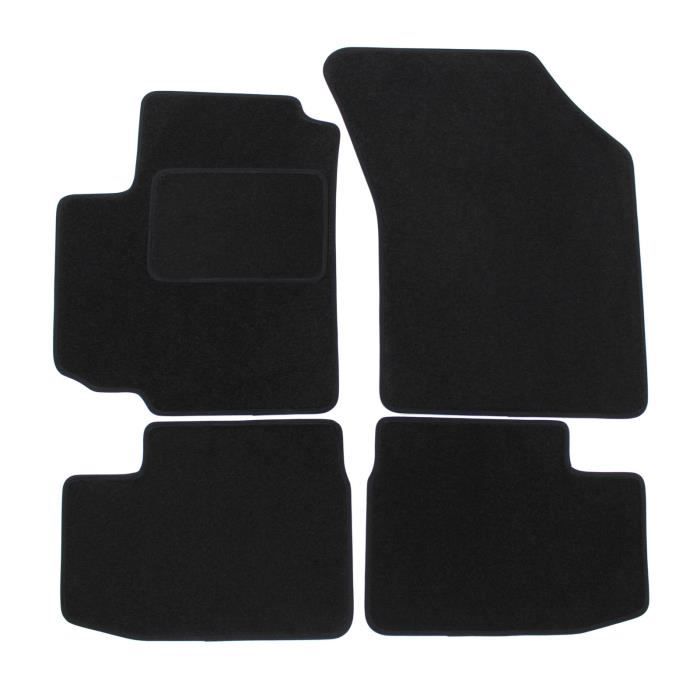 Tapis De Sol - Suzuki - Swift - Velours Noir - Sur Mesure - Antidérapant 2005-2010