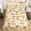 Cute Corgi Children'S Duvet Cover Puppy Bedding Set Kawaii Pet Animal Three-Piece Set