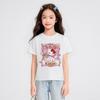 Girls' Sweet Cartoon Print Short Sleeve T-Shirt