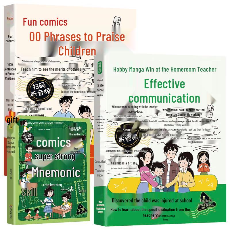 Parenting & Learning Comic Books (3-Volume Set)