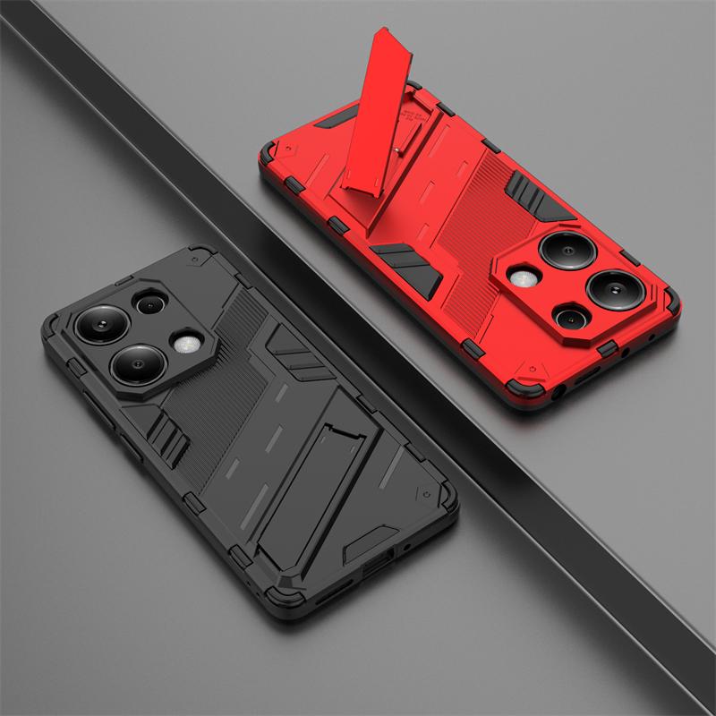 For Xiaomi Poco M6 Pro 4G Case Car Magnetic Kickstand Armor Phone Case for Poko Little Poco M6Pro M 6 POCOM6 4G Pro Back Cover