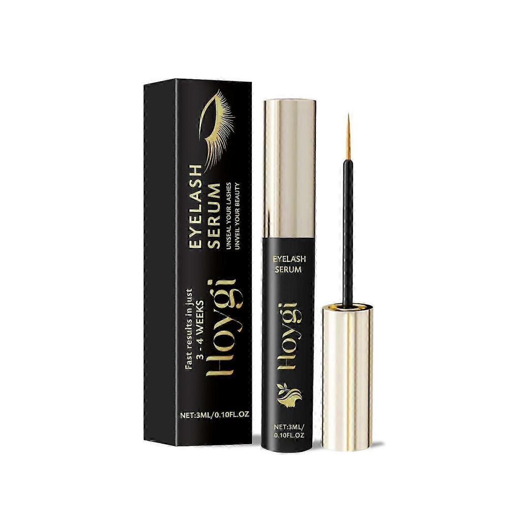 Gentle Moisturizing Eyelash Serum & Mascara - Naturally Curled, Smudge-Proof, Eyelash Growth & Strengthening Formula with Aloe Vera & Wolfberry - 3ml