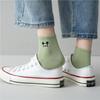 Trendy Mid-Calf Cotton Socks with Cartoon Embroidery for Girls - Cozy Autumn Winter Wear
