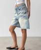 Beoteuneob Double Cat Point Short Denim Pants