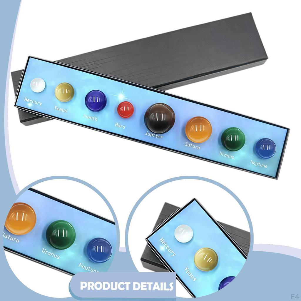 Sonnensystem Acht Planeten Dekorationen Kugeln Ball Set für Büro Zuhause Schreibtisch