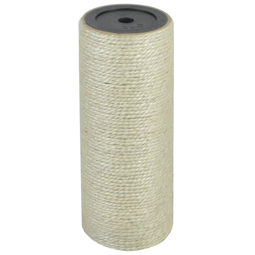 Kratzbaum für Katzen 8x20 cm 10 mm Durchmesser Beige