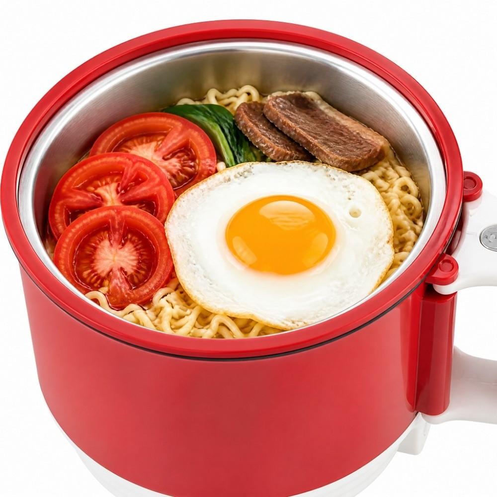 1600ml Capacity Mini Electric Cooker Quick Heating Instant Noodle Bowl Home Kitchen