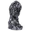 Animal Head Statue Resin Lion Figurine Rhinoceros Statue Retro Style Lion Buffalo Sculpture for Office Bedroom Living Room Decor