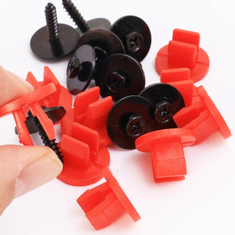 20PCS Engine Undertray Cover Clips Screws Bottom Cover Shield Guard Car Protection Kit with Screws Undercarriage Fastener Set