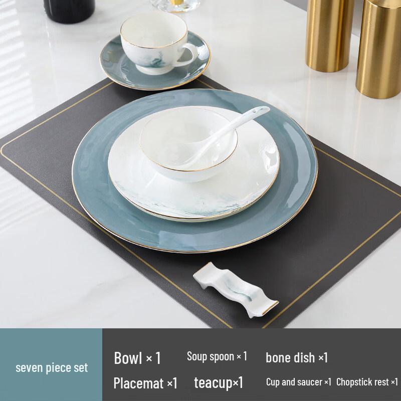 

Сладкий Элегантный Роскошный Набор Столовой Посуды из Костяного Фарфора