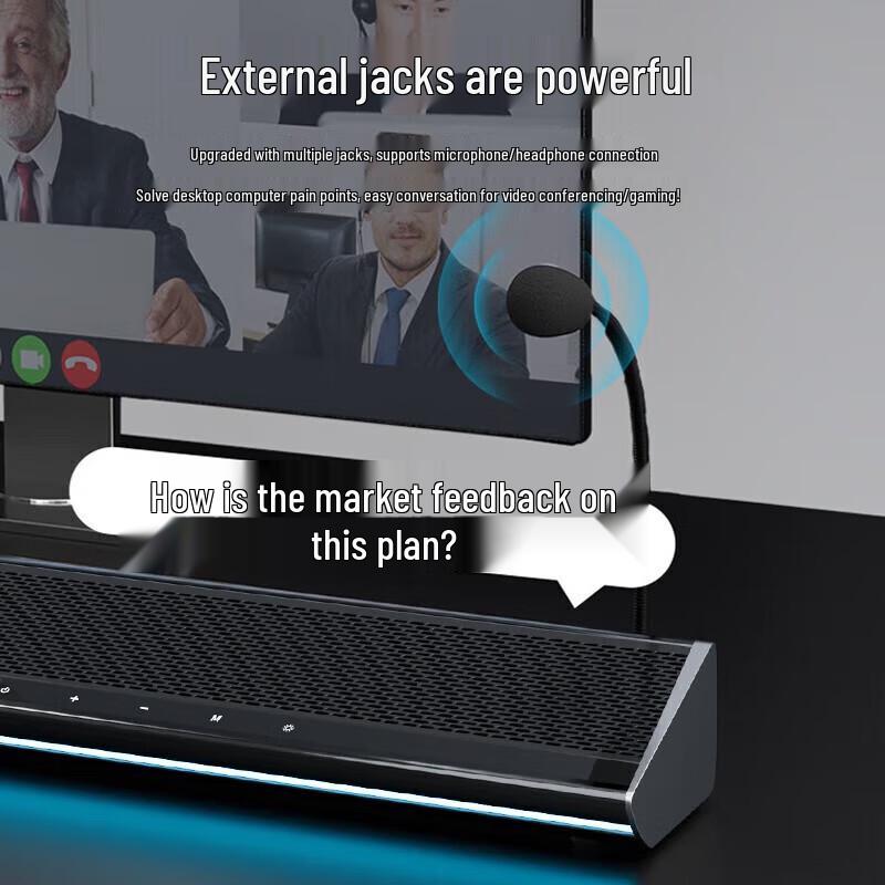 Philips SPA725 Gaming Multimedia Soundbar Speaker with Ambient Lighting