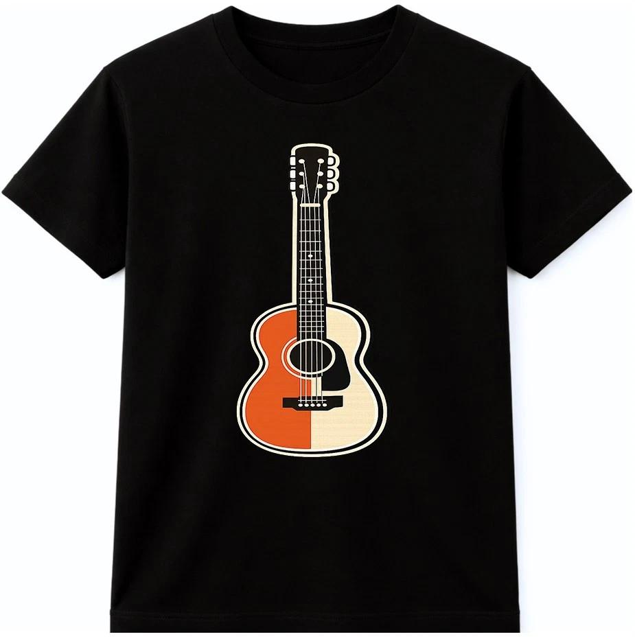 Guitar T Shirt Music Lover Instrument Player Graphic Tee Guitarist Musician Top S