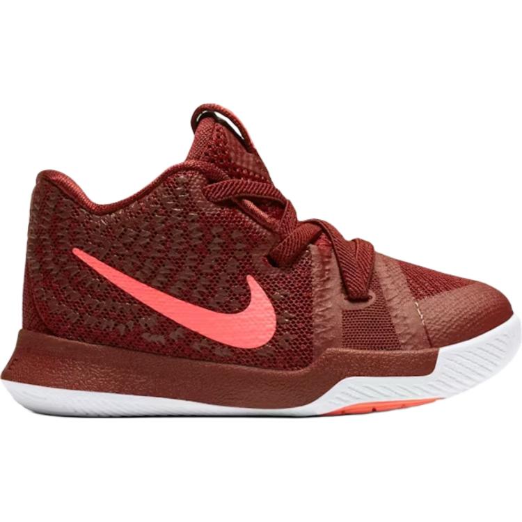 Nike Kyrie 3 Abrasion Resistant Low Top Toddler Shoes Red Infant And Toddler 869984-681