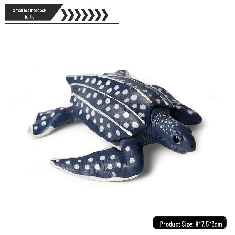 Cross-Border Children's Cognitive Amphibian & Reptile Tortoise Model Fish Tank Ornament Toy