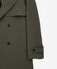 Ziosongzio Hooded Detachable Officer Coat Khaki Zi2Tc204Kk