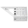 Shinwa Sokutei 2x4 Stop Ruler, Aluminum, 62116