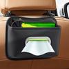 Tissue Box For Car Leather Napkin Case Organizer Car Napkin Holder For Seat Back Armrest Console Sun Visor SUV Truck Home