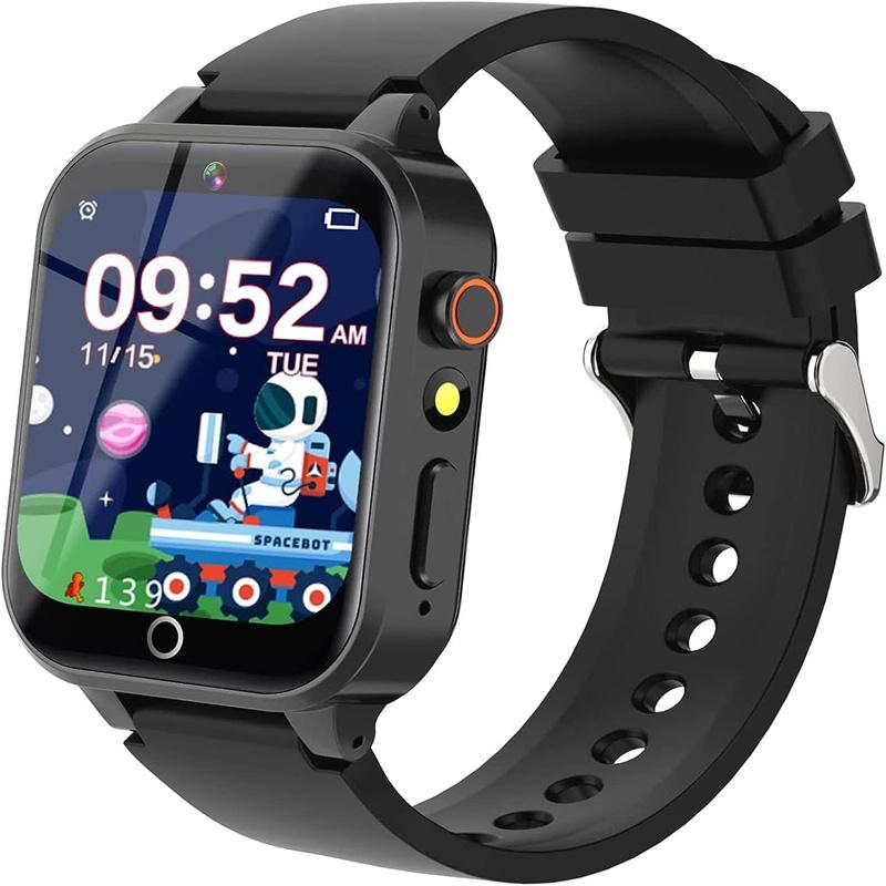 Smartwatch Per Bambini Con Schermo Tattile: Doppia Fotocamera HD, Giochi, Lettore MP3, Sveglia, Calcolatrice, Senza Chiamate, Regalo Di Compleanno Per Ragazzi E Ragazze 3-12 Anni