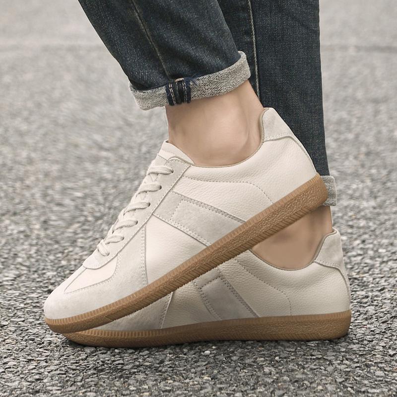 Fashion Walking Flats Outdoor Genuine Leather Vulcanize Shoes All-match Male Tenis Masculino Sneakers Classic Trendy Mens Casual Shoes