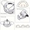 1pc Stainless Steel Dumpling Maker, Dumpling Skin Cutter, Kitchen Handmade Dumpling Wrapping Tool, For Making Dumplings And Pastries