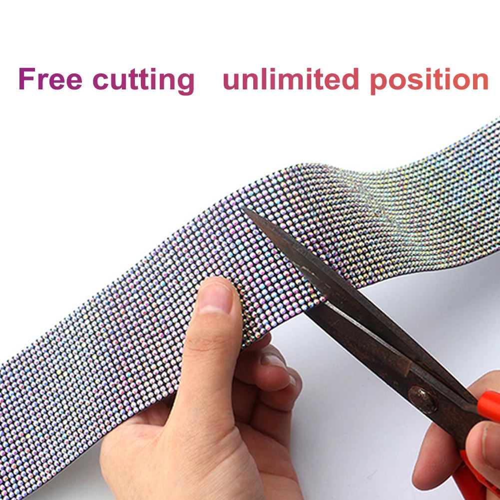 45CM Strass Auto Aufkleber Dekoration Auto Multifunktions Schwelle Schützen Aufkleber Band Auto Schutz Kratzfest