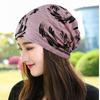 Moon Hat Cotton Breathable Light Turban Cap Air Conditioning Cap Hat Female Spring and Fall Thin Section Lined Head Wrapping Cap